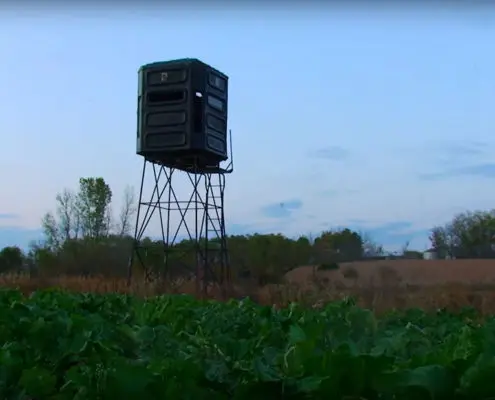 hunting blinds in food plot locations most food plotters miss | Big Game Tree Stands