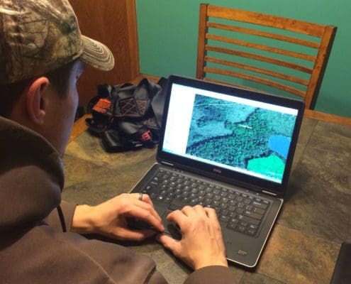 using desktop scouting to position your tree stands | Big Game Treestands