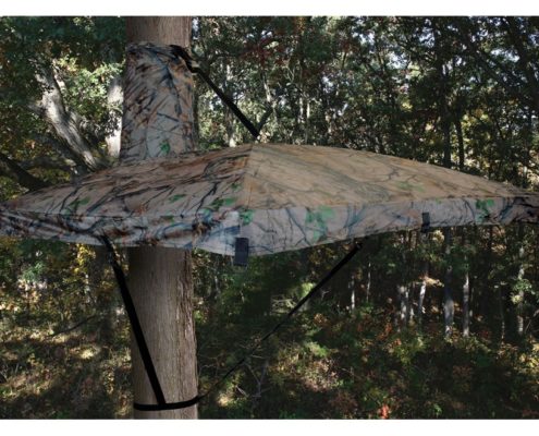 tree stand umbrellas deer hunting foul weather | Big Game Treestands