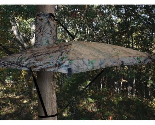 tree stand umbrellas deer hunting foul weather | Big Game Treestands