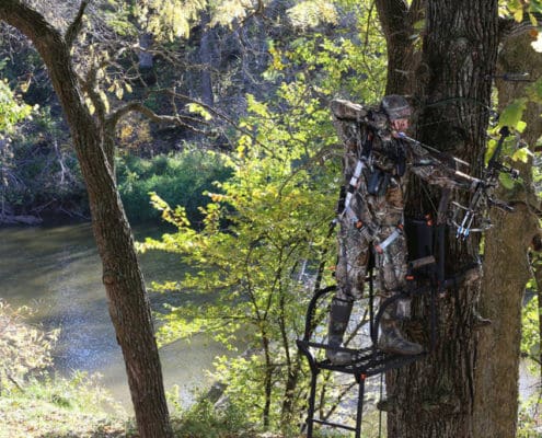 hanging tree stands trim sooting lanes | Big Game Tree Stands